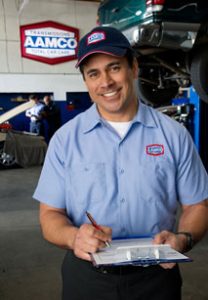 AAMCO mechanic smile