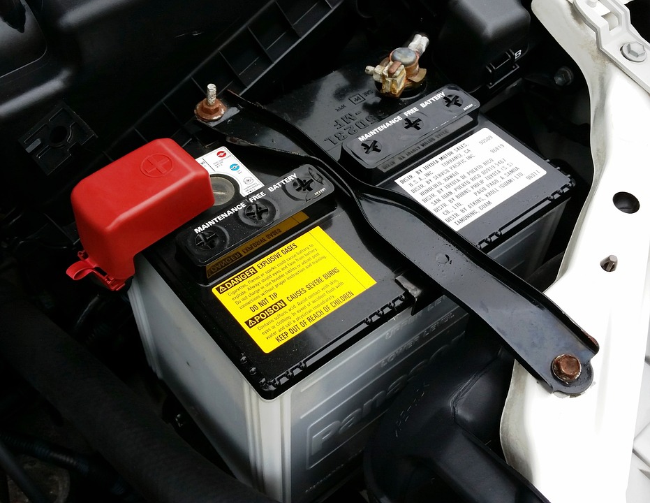 Clean car battery